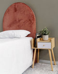Indiana Headboard - Single - Velvet Peach