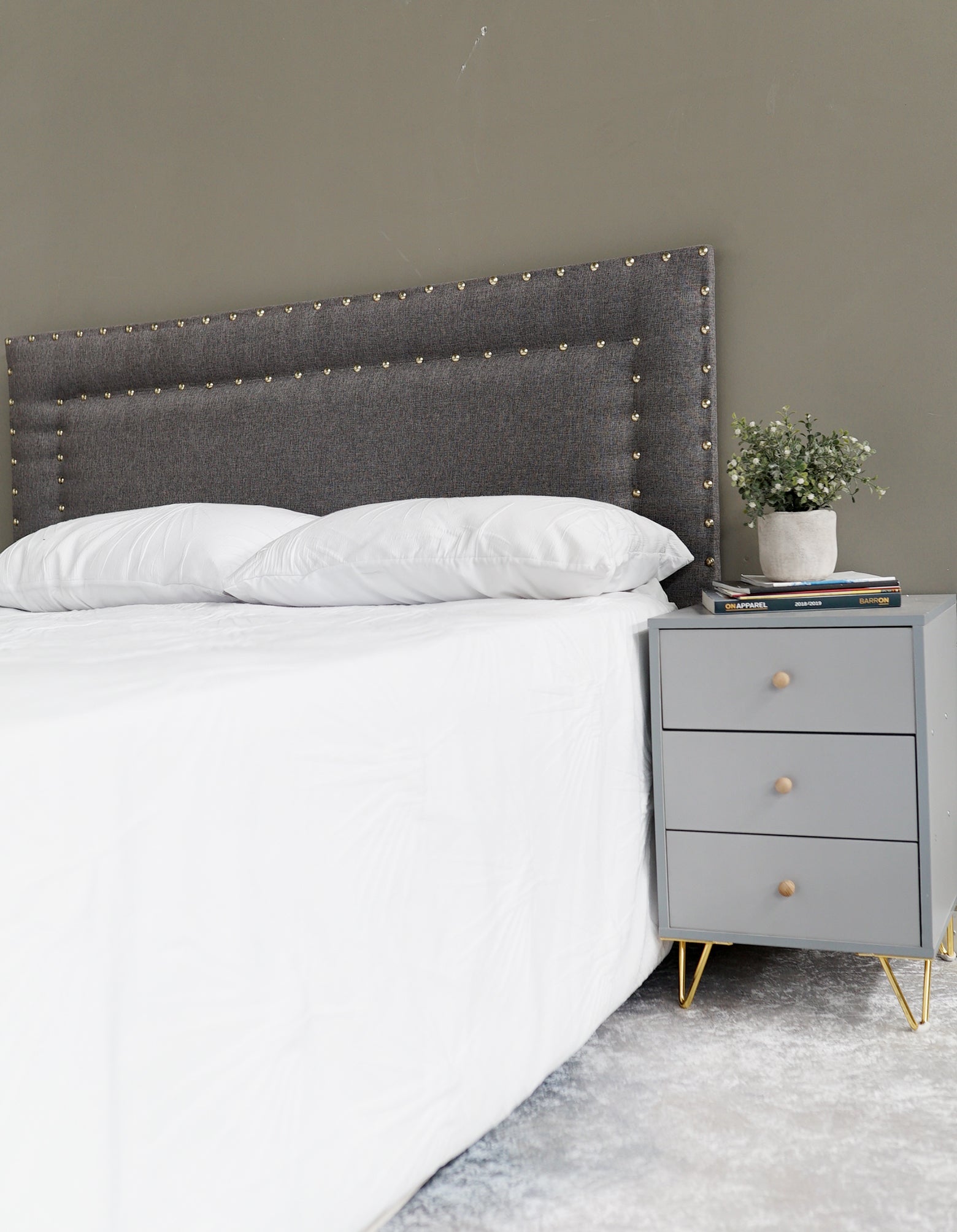 Michigan Headboard - Queen - Norwich Grey