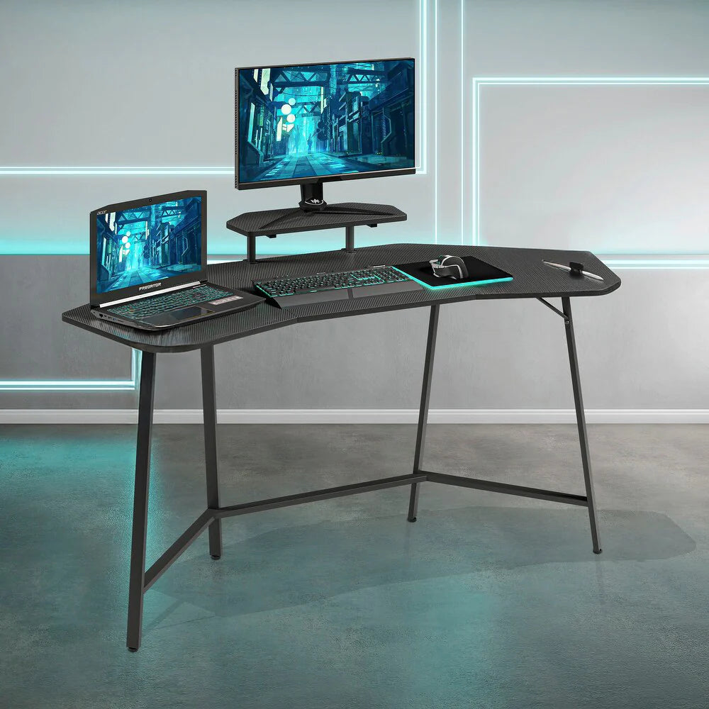Ergo Gaming Desk - Black Fine Living