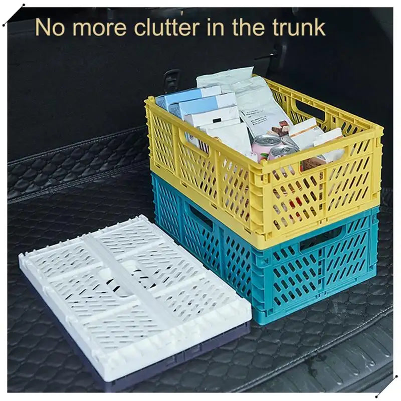 Fine Living Folding Crate Large Grey