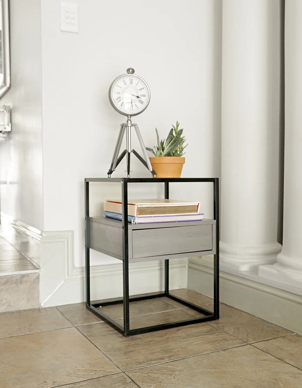 Athens Side Table - Grey