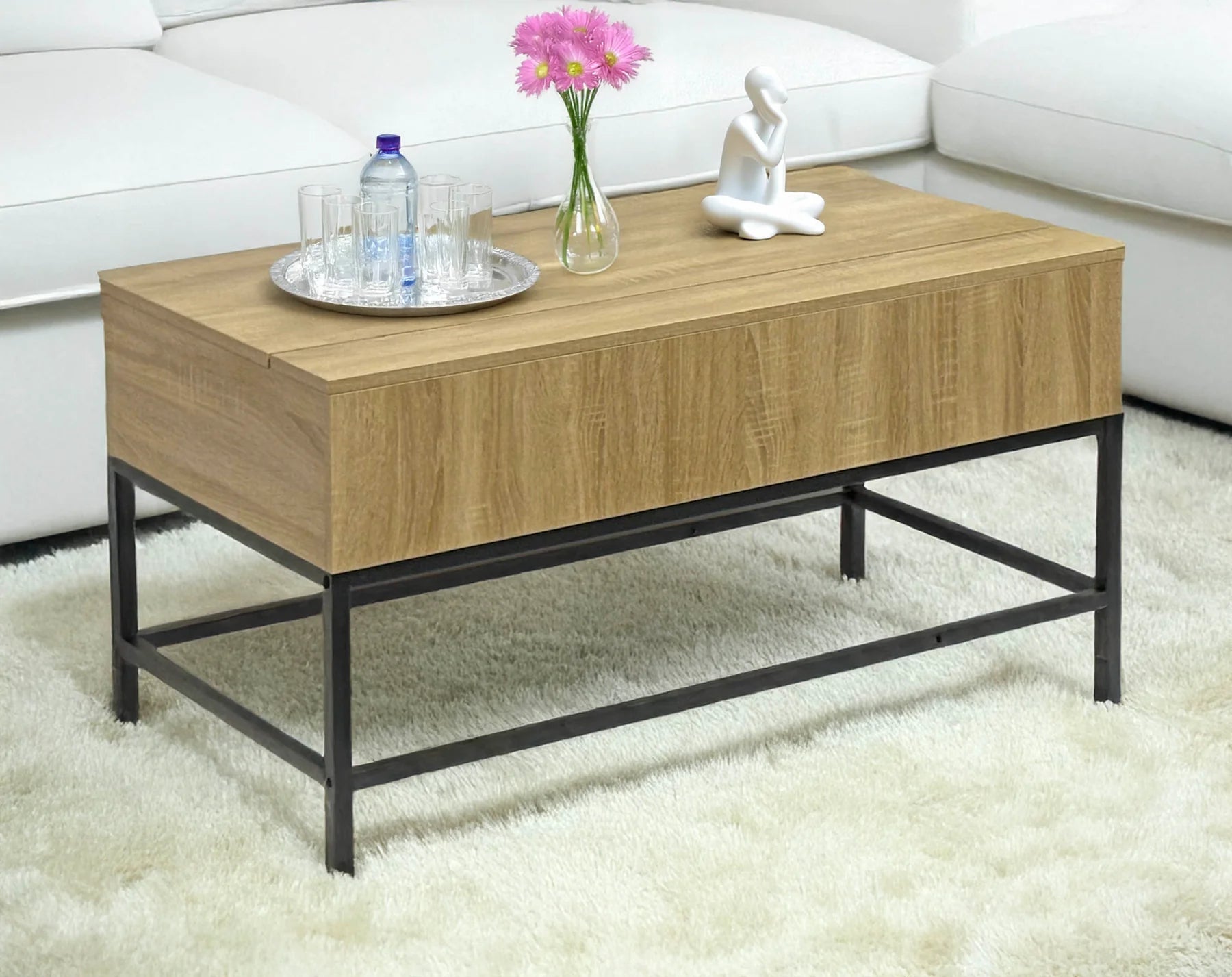 LumiRise Toplift Coffee Table - Fine Living