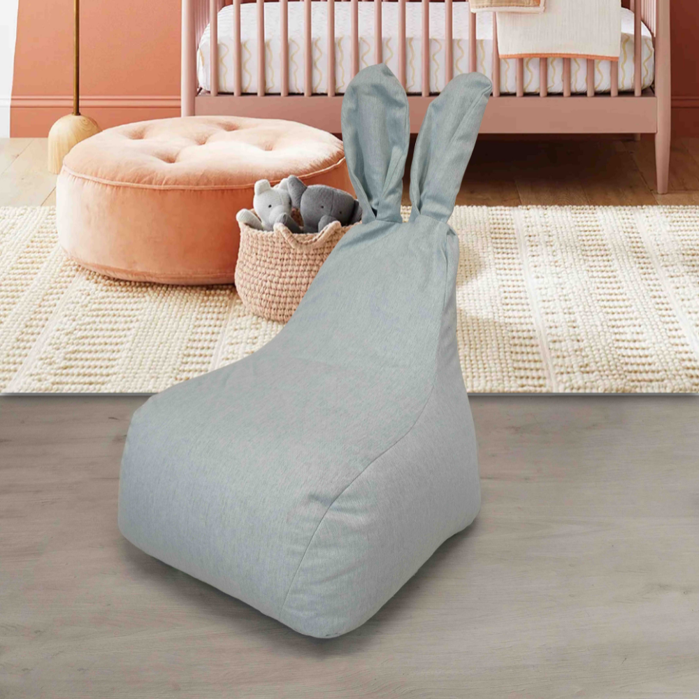 Jeronimo Bunny Bean Bag - Grey