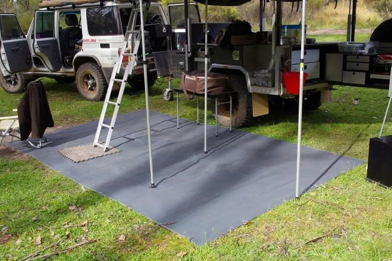 Beach Mat with bag - Grey - 2M x 1.7M