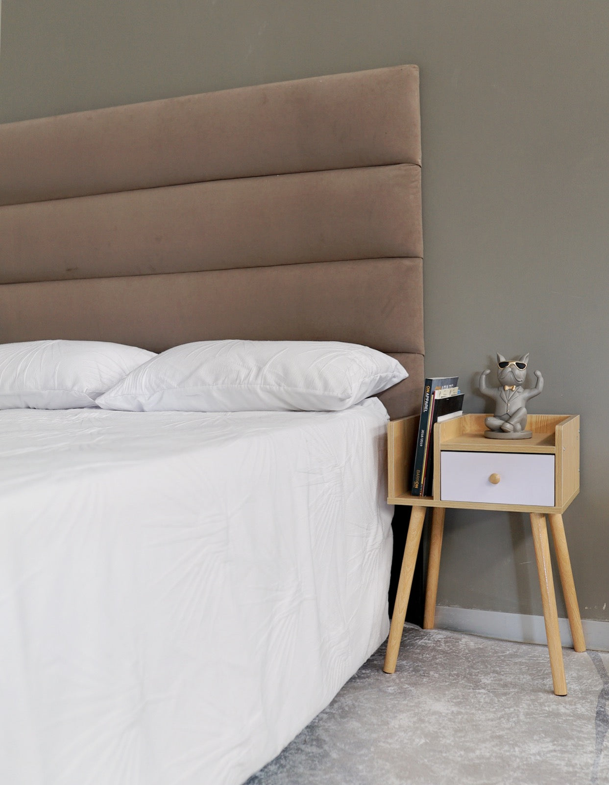 Alabama Headboard - King - Velvet Beige