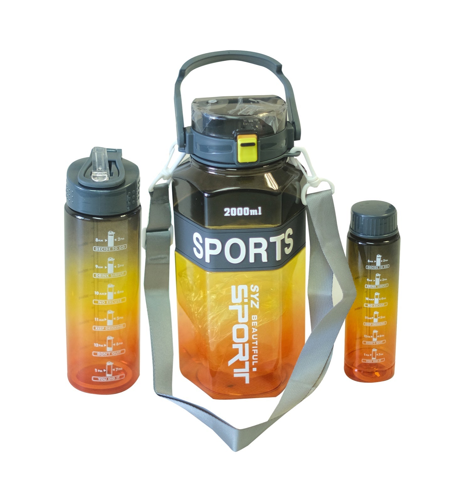 BoldBurst Water bottle - 3pcs - Pink