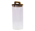 Jar with Acacia Handle Lid - 1000ml - 10 x 15cm