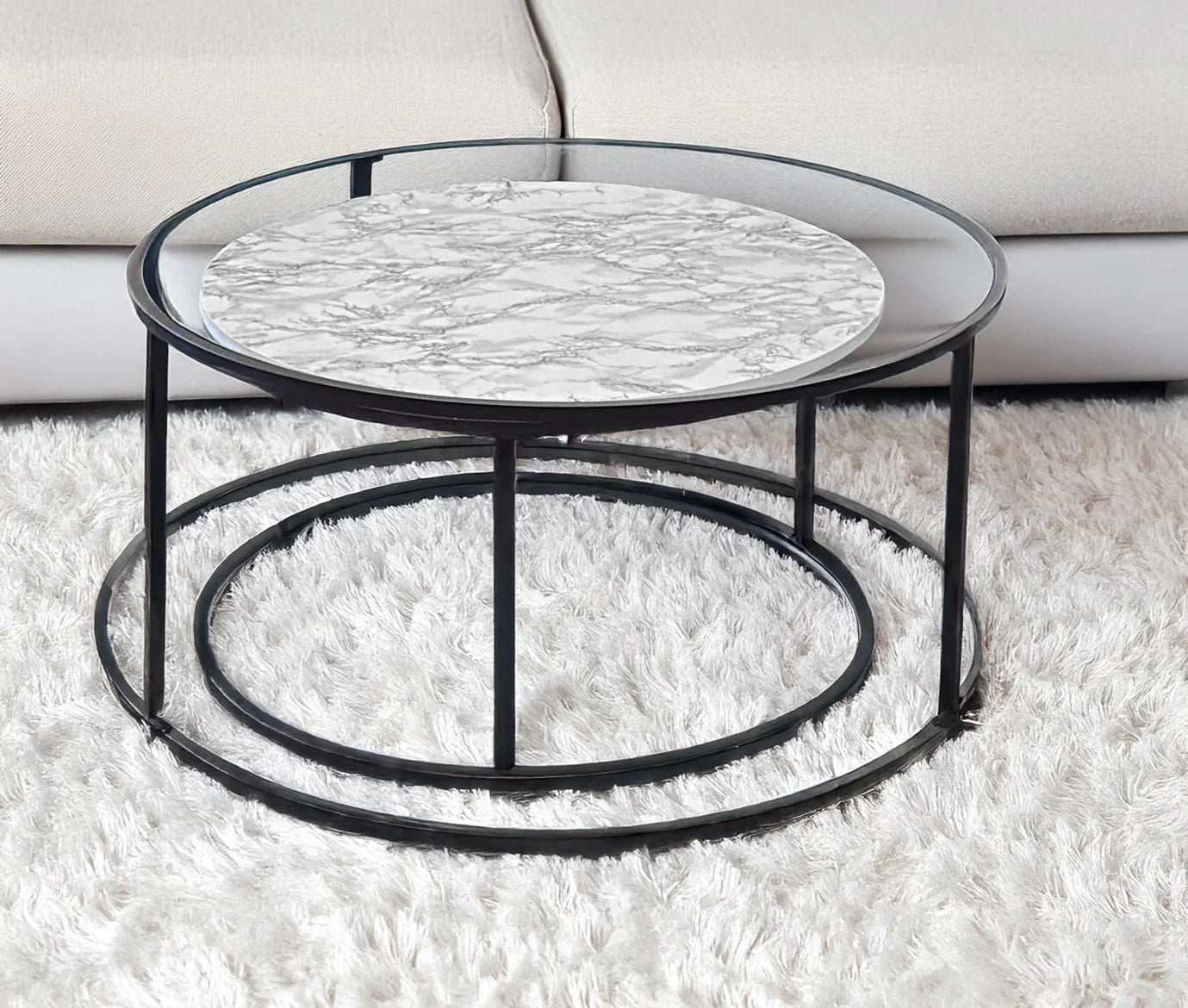 Clara 2 Tier Coffee Table - Finery
