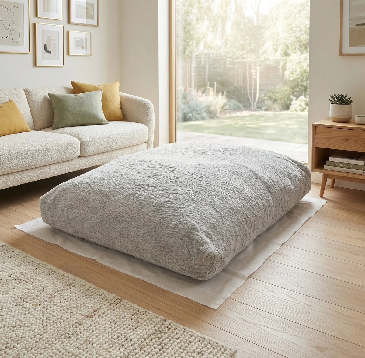 Bean Bag Grey - Simpy Homeware