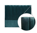 Texas King Headboard - Emerald Green Velvet