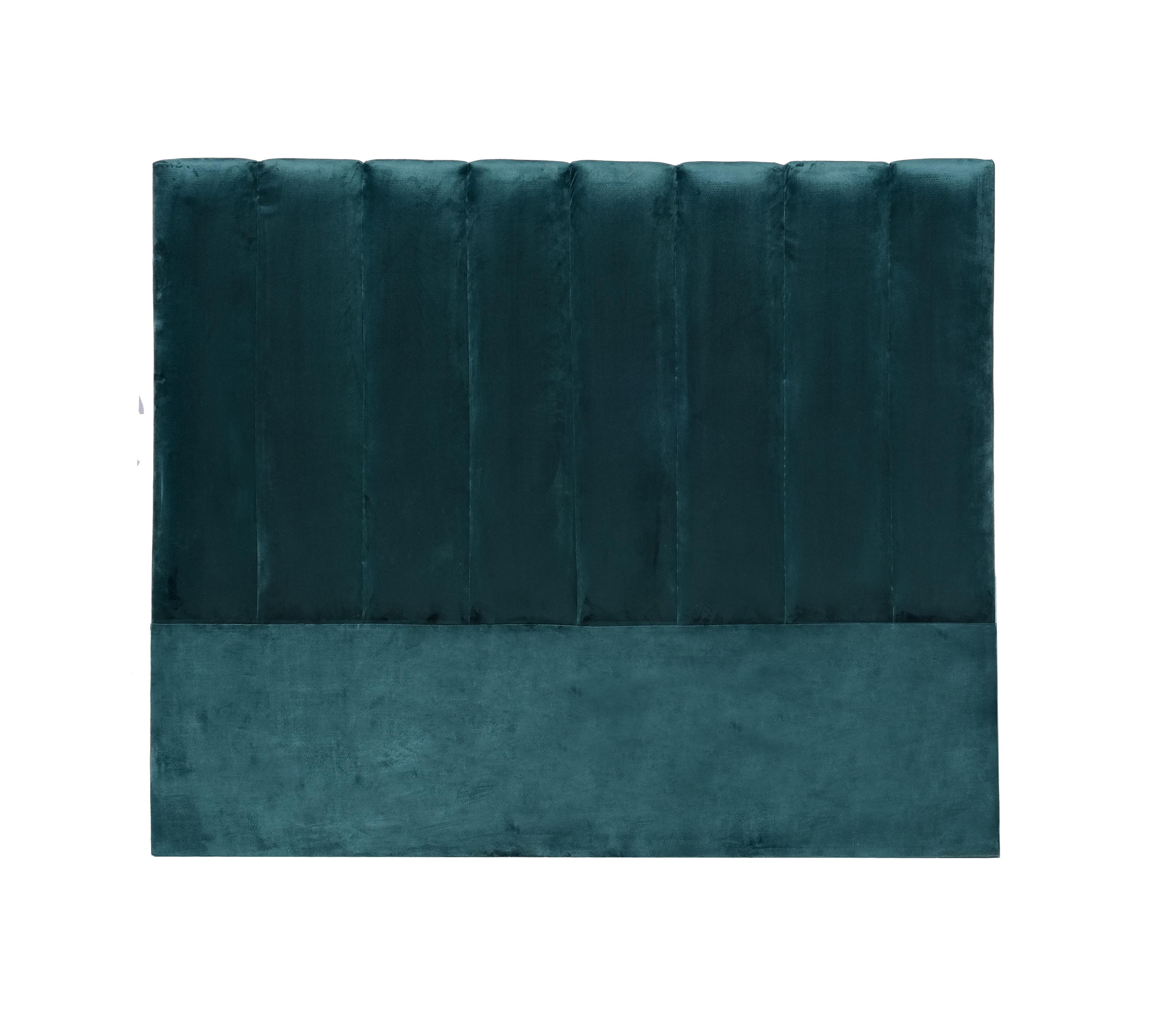 Texas Queen Headboard - Emerald Green Velvet