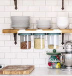 3piece under-shelf storage container set