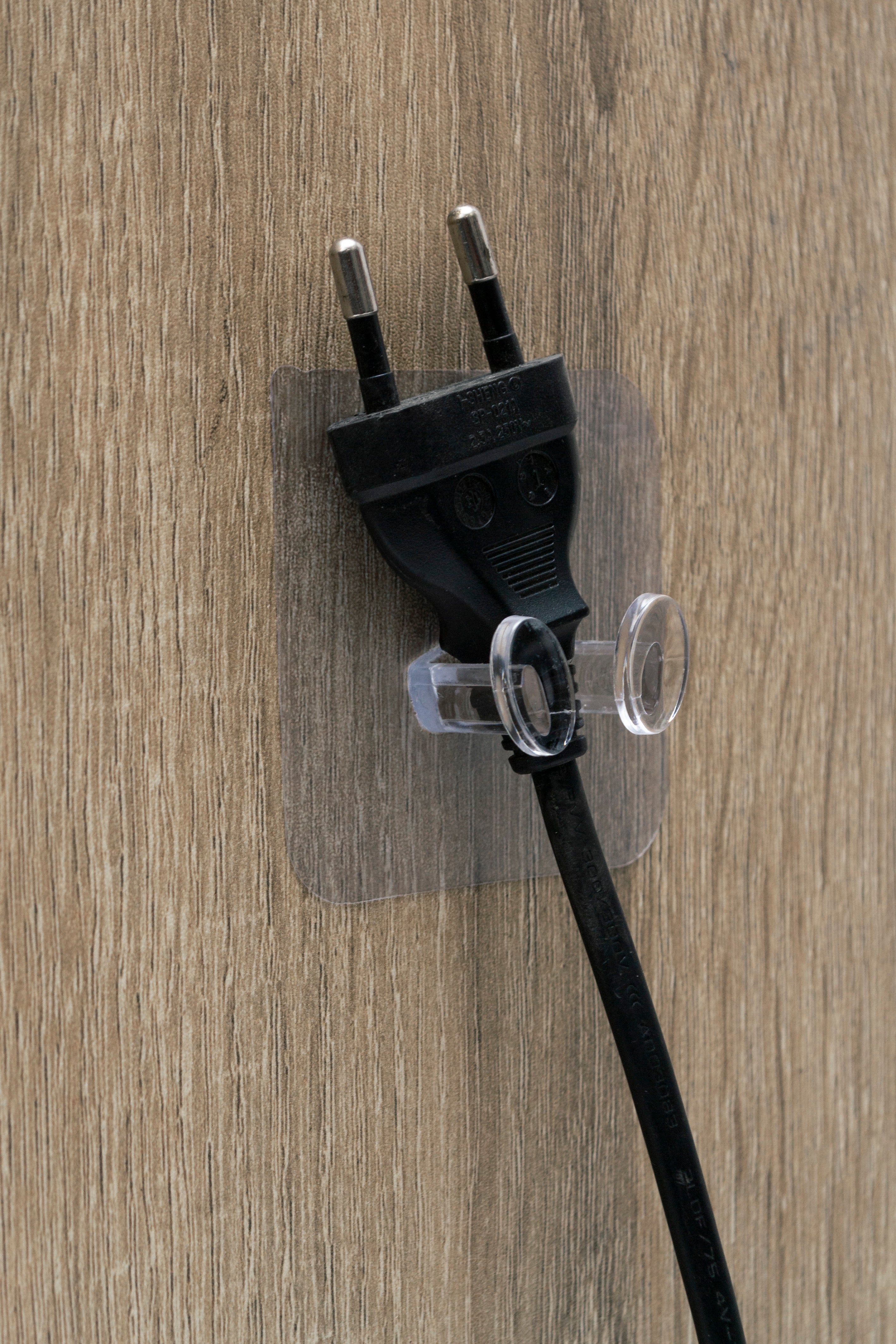 Self adhesive super plug holder