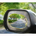 Oval mirror anti rain film