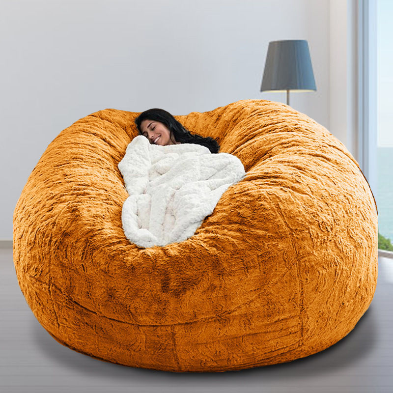 Lazyman Sofa Fur Bean Bag