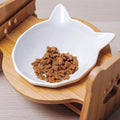 Jaxie Bamboo Stand Feeding Bowl - Double - Rex