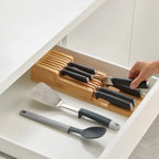 Bamboo Knife Organizer