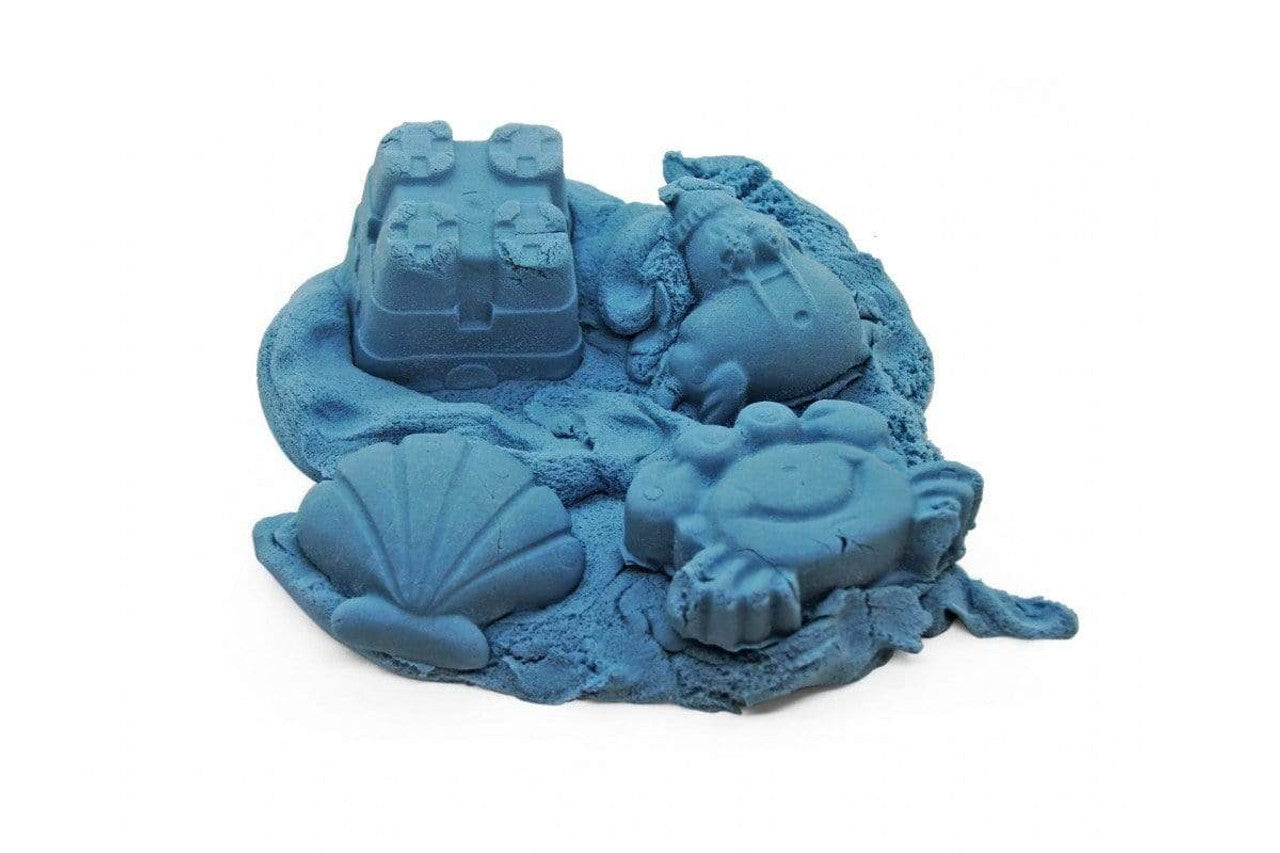 1Kg Sensory Sand with Shapes Blue