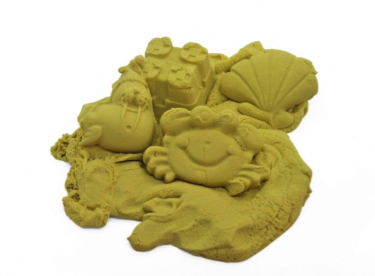 2kg Sensory Sand with Shapes Yellow