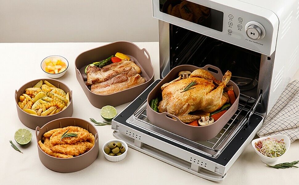 Bake and Fry Dual Silicone Liner - Square