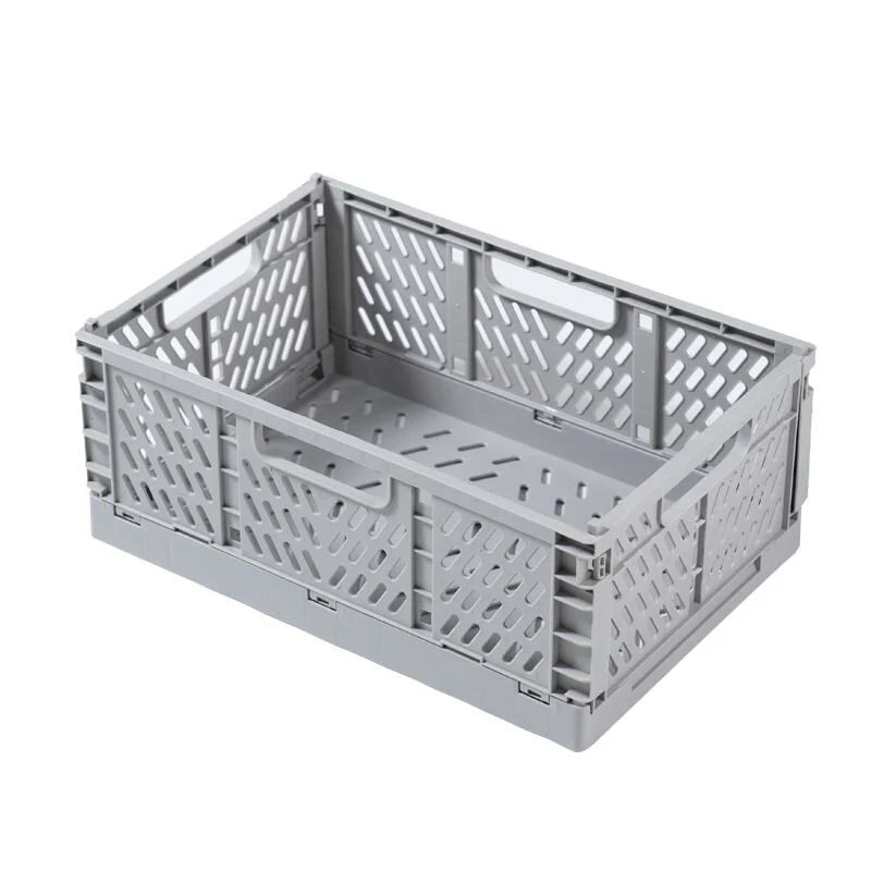 Fine Living Folding Crate Large Grey