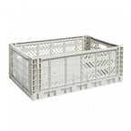 Fine Living Folding Crate Large Grey